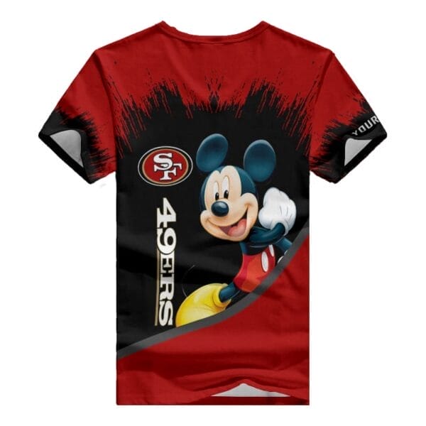 San Francisco 49ers Personalized V-neck Women T-shirt BG483 - Image 2