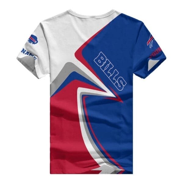 Buffalo Bills Personalized V-neck Women T-shirt BG493 - Image 3
