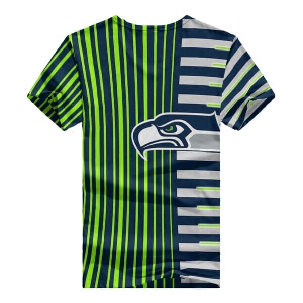 Seattle Seahawks V-neck Women T-shirt BG498 - Image 2