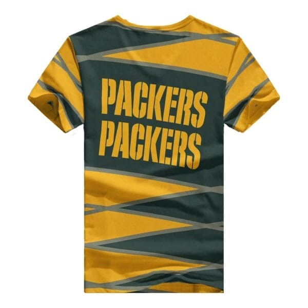 Green Bay Packers V-neck Women T-shirt BG499 - Image 3