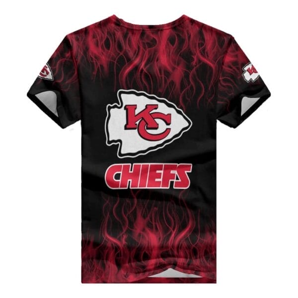 Kansas City Chiefs V-neck Women T-shirt BG568 - Image 3