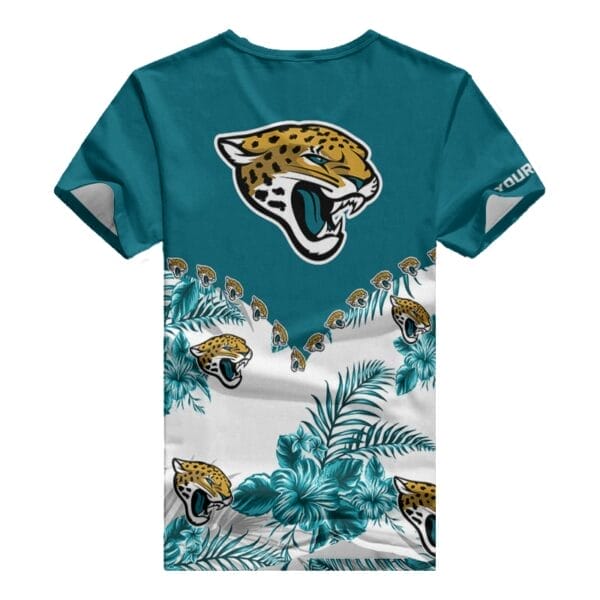 Jacksonville Jaguars Personalized V-neck Women T-shirt BG606 - Image 3