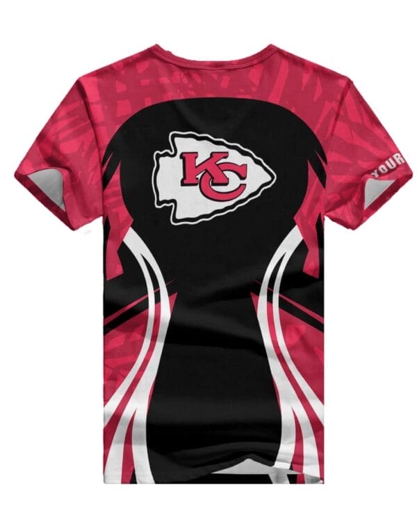 Kansas City Chiefs Personalized V-neck Women T-shirt BG636 - Image 2