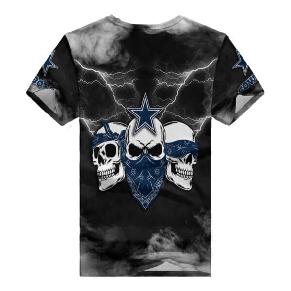 Dallas Cowboys Personalized V-neck Women T-shirt BG822 - Image 3