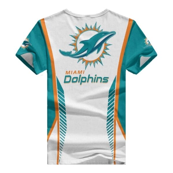 Miami Dolphins V-neck Women T-shirt BG861 - Image 3