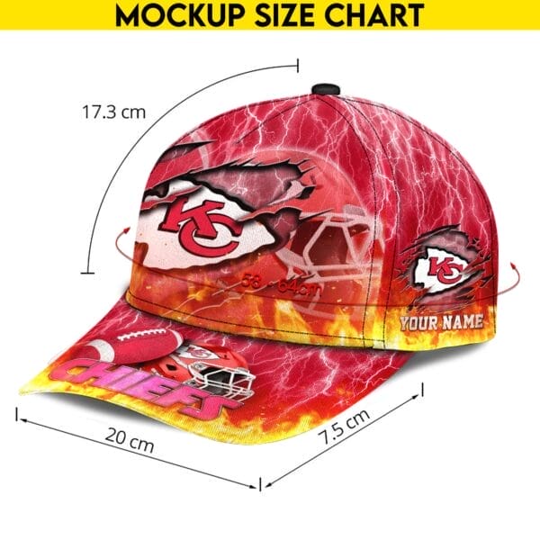 Kansas City Chiefs Personalized Classic Cap BB842 - Image 2