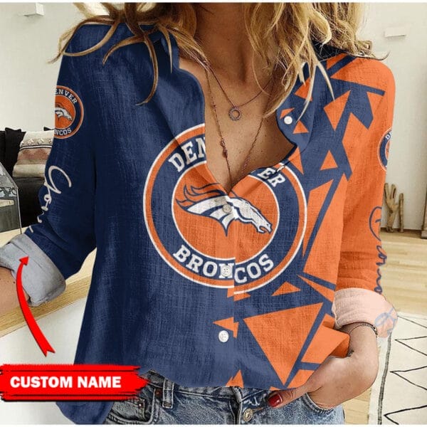 Denver Broncos Personalized Woman Shirt BG194