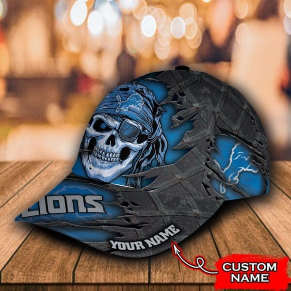 Detroit Lions Personalized Classic Cap 395 - Image 3