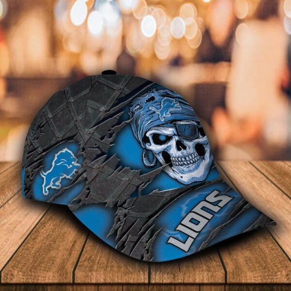 Detroit Lions Personalized Classic Cap 395 - Image 2