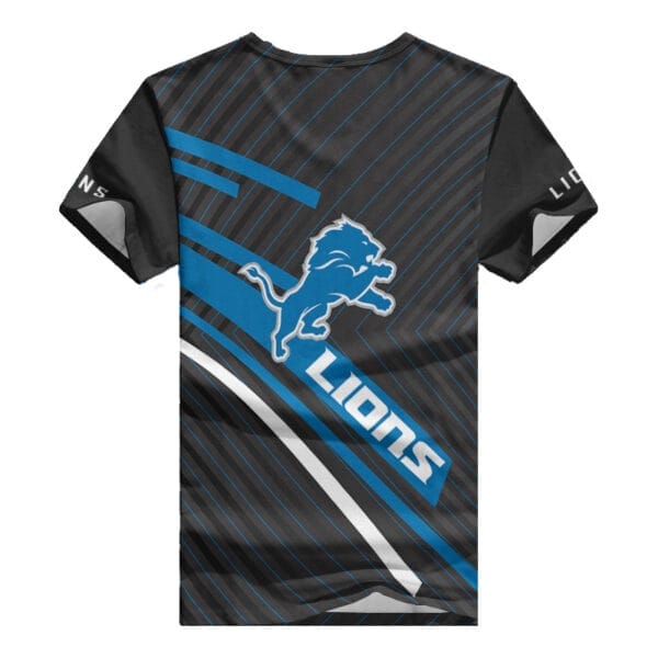 Detroit Lions Summer V-neck Women T-shirt BG333 - Image 3