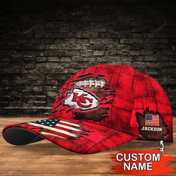 Kansas City Chiefs Personalized Classic Cap BG239 - Image 2