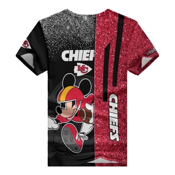 Kansas City Chiefs Personalized Summer V-neck Women T-shirt BG408 - Image 3