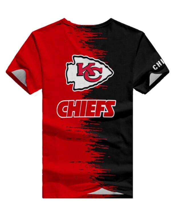 Kansas City Chiefs Summer V-neck Women T-shirt BG16 - Image 2