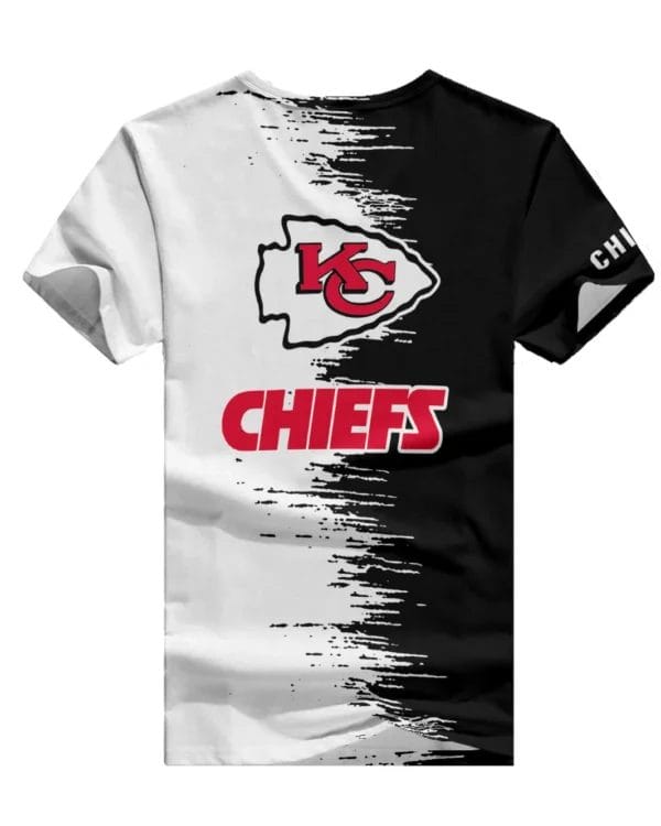 Kansas City Chiefs Summer V-neck Women T-shirt BG16 - Image 4