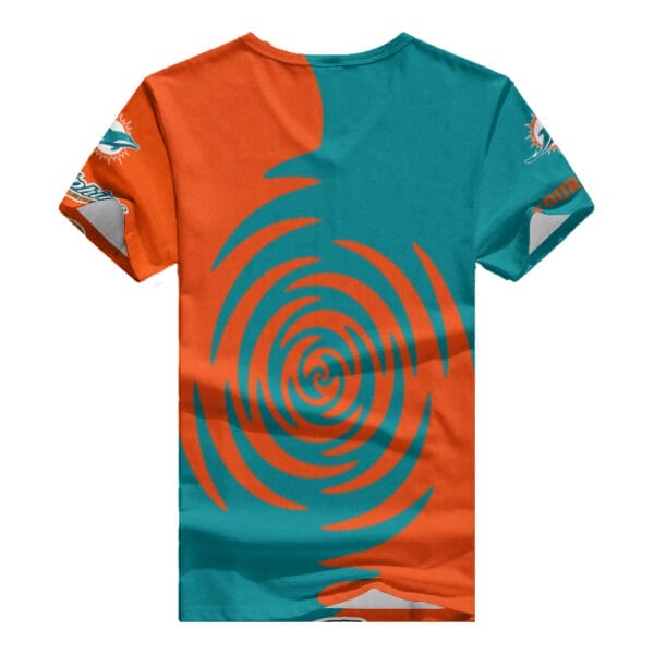 Miami Dolphins Personalized V-neck Women T-shirt BG465 - Image 3