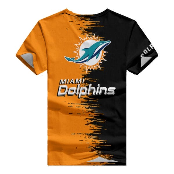 Miami Dolphins Summer V-neck Women T-shirt BG06 - Image 6