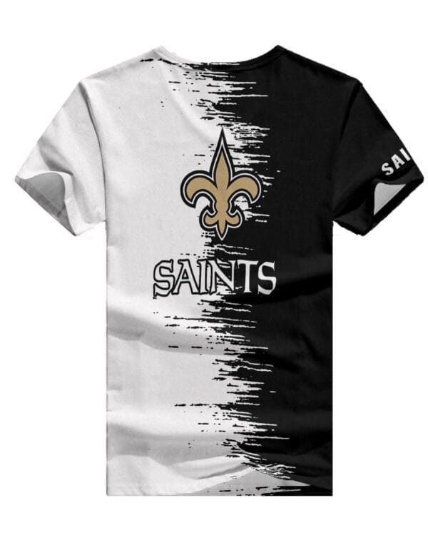 New Orleans Saints Summer V-neck Women T-shirt BG27 - Image 3