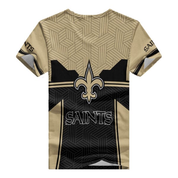 New Orleans Saints Summer V-neck Women T-shirt BG324 - Image 3