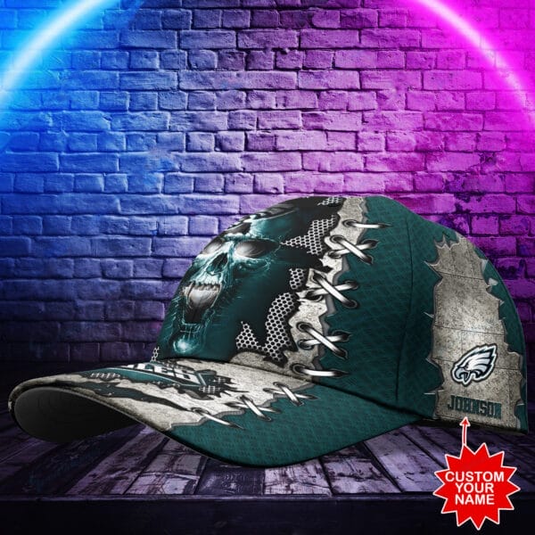 Philadelphia Eagles Personalized Classic Cap BG499 - Image 2