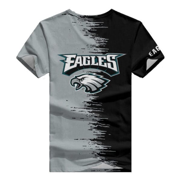 Philadelphia Eagles Summer V-neck Women T-shirt BG07 - Image 5