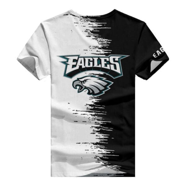 Philadelphia Eagles Summer V-neck Women T-shirt BG07 - Image 4