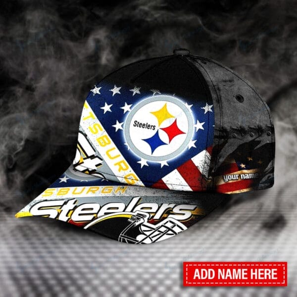 Pittsburgh Steelers Personalized Classic Cap BG422 - Image 2