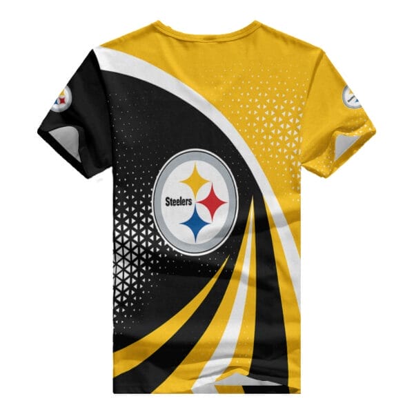 Pittsburgh Steelers Personalized Summer V-neck Women T-shirt BG312 - Image 3