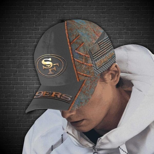 San Francisco 49ers Personalized Classic Cap BG203 - Image 2