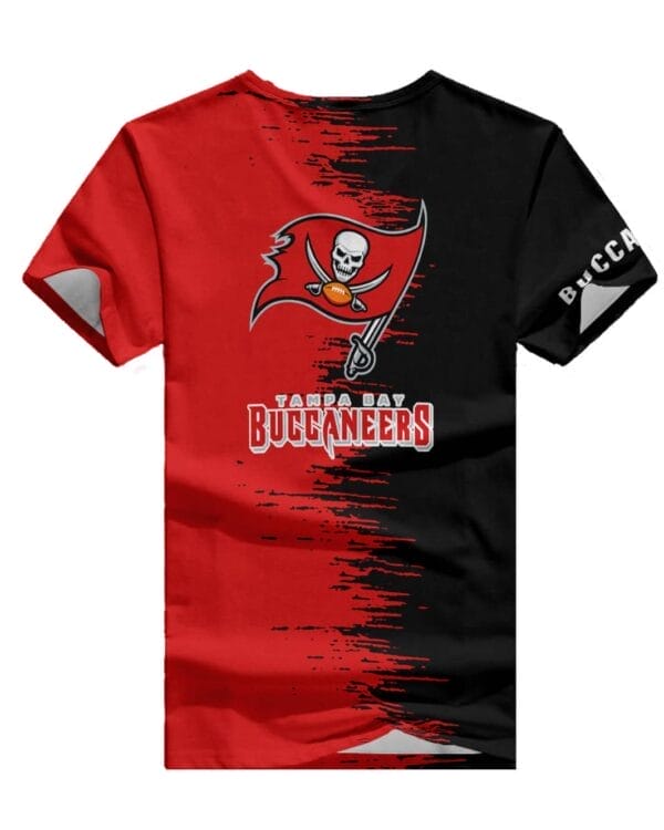 Tampa Bay Buccaneers V-neck Women T-shirt BG12 - Image 2