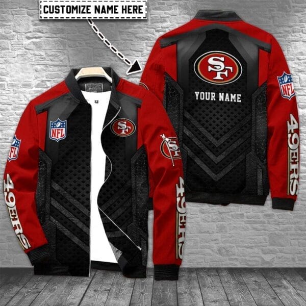 San Francisco 49ers Personalized Bomber Jacket AZCBJ034