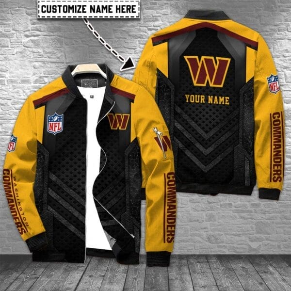 Washington Commanders Personalized Bomber Jacket AZCBJ037