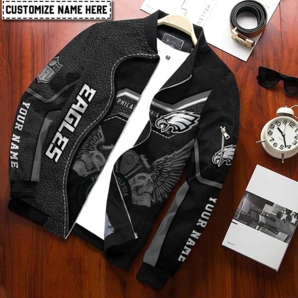 Philadelphia Eagles Personalized Bomber Jacket BGBBJ1003 - Image 2