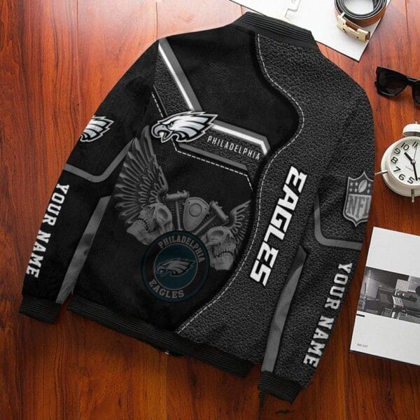 Philadelphia Eagles Personalized Bomber Jacket BGBBJ1003 - Image 3