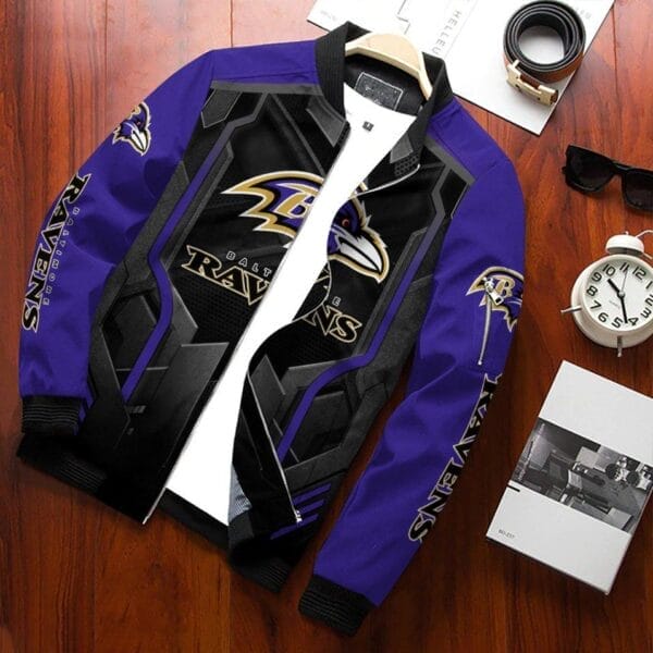 Baltimore Ravens Bomber Jacket AZCBJ020 - Image 2