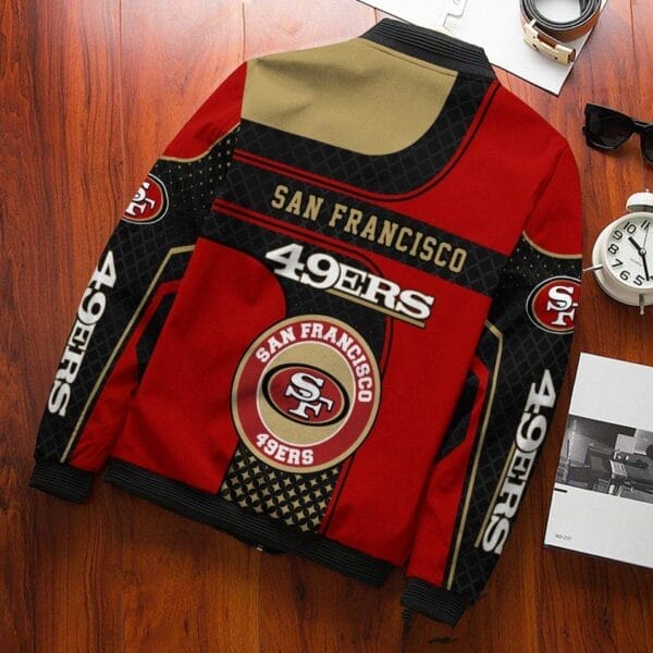 San Francisco 49ers Personalized Bomber Jacket BG915 - Image 2