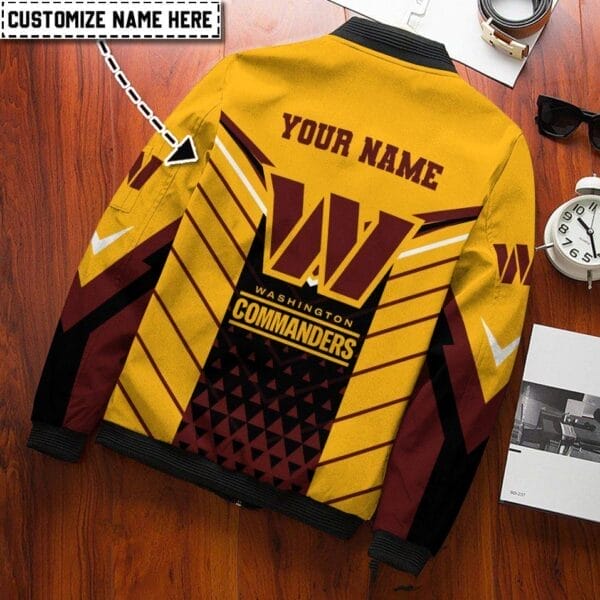 Washington Commanders Personalized Bomber Jacket BG946 - Image 3