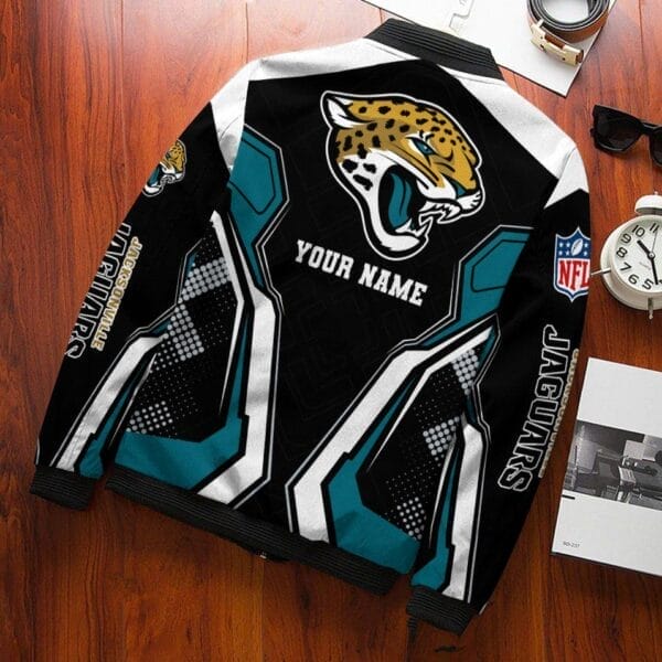 Jacksonville Jaguars Personalized Bomber Jacket BGBBJ961 - Image 3