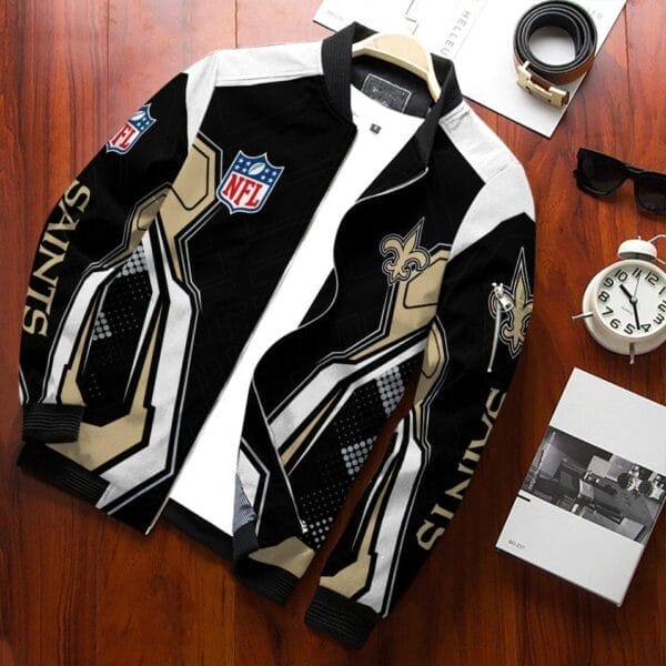 New Orleans Saints Personalized Bomber Jacket BGBBJ963 - Image 2