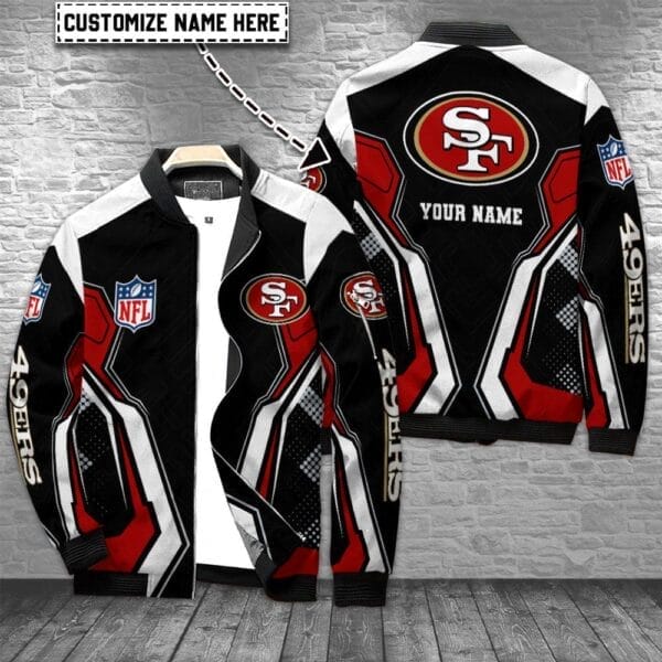 San Francisco 49ers Personalized Bomber Jacket BGBBJ976