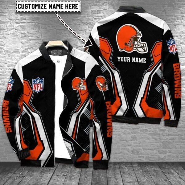 Cleveland Browns Personalized Bomber Jacket BGBBJ983