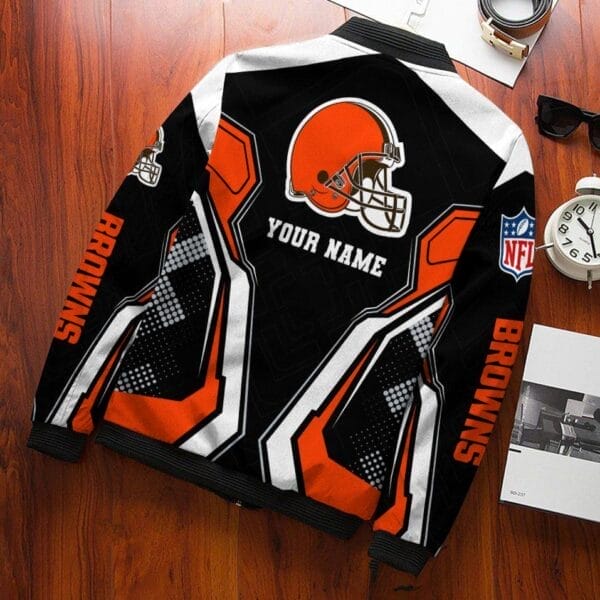 Cleveland Browns Personalized Bomber Jacket BGBBJ983 - Image 3