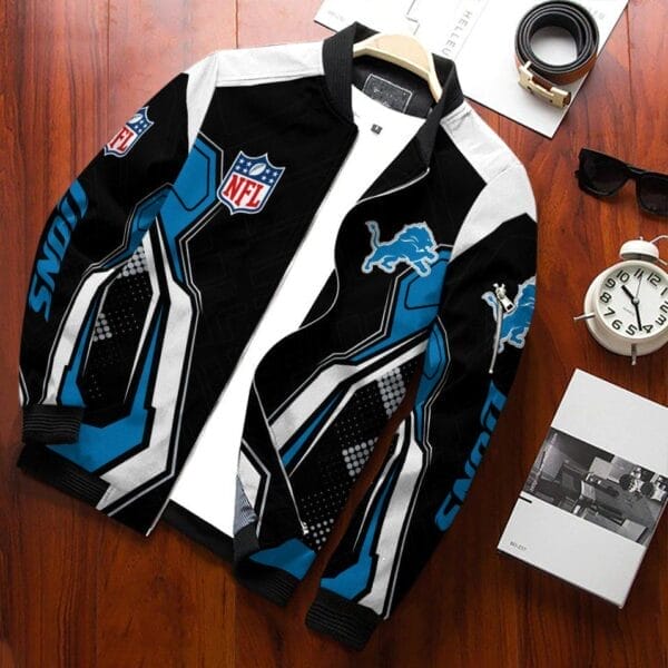 Detroit Lions Personalized Bomber Jacket BGBBJ984 - Image 2
