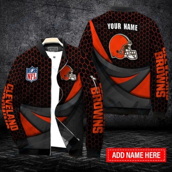 Cleveland Browns Personalized Bomber Jacket BG304