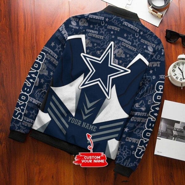 Dallas Cowboys Personalized Bomber Jacket BG594 - Image 3