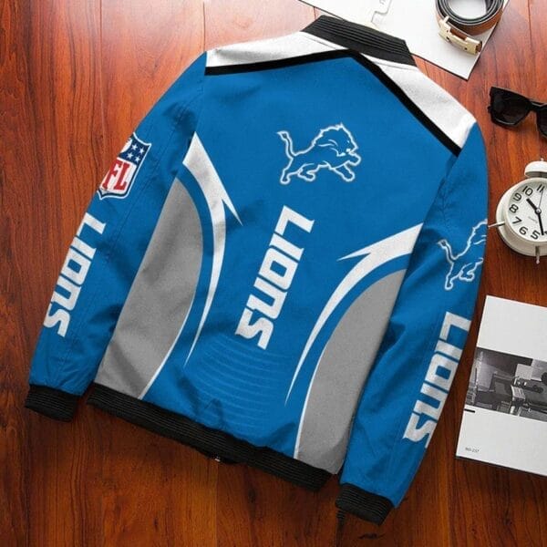 Detroit Lions Bomber Jacket 169 - Image 2