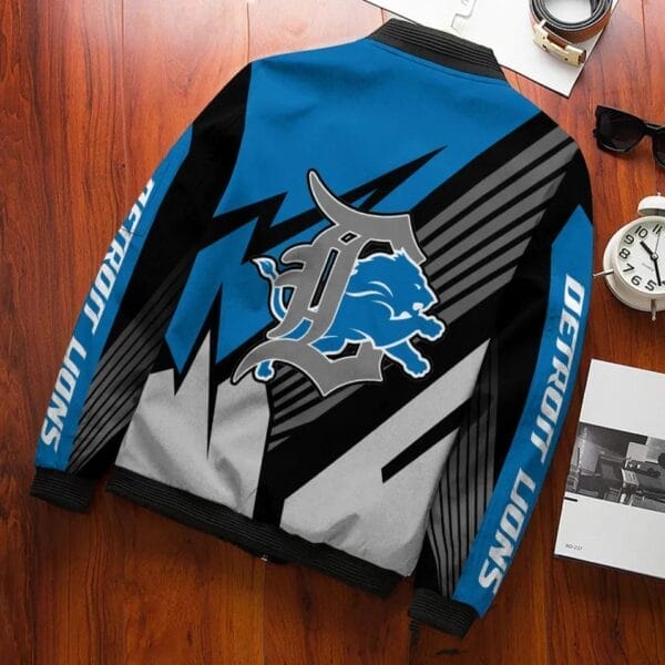 Detroit Lions Bomber Jacket BG262 - Image 3