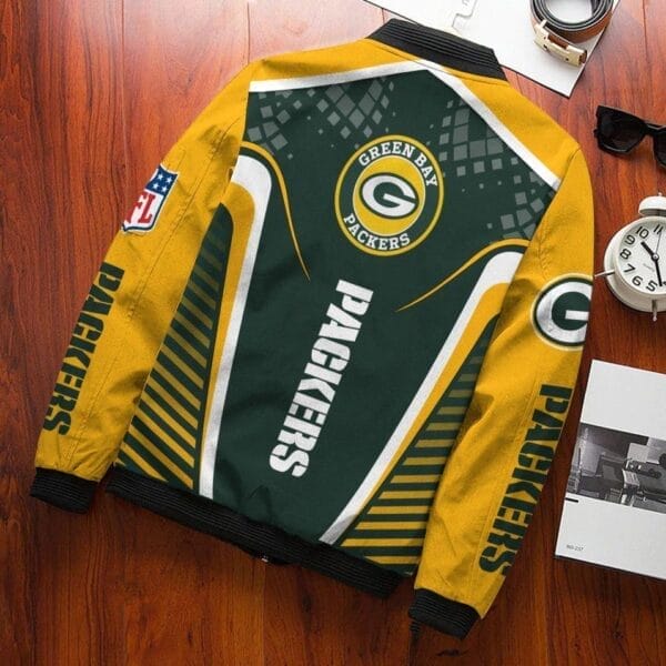 Green Bay Packers Bomber Jacket 337 - Image 2