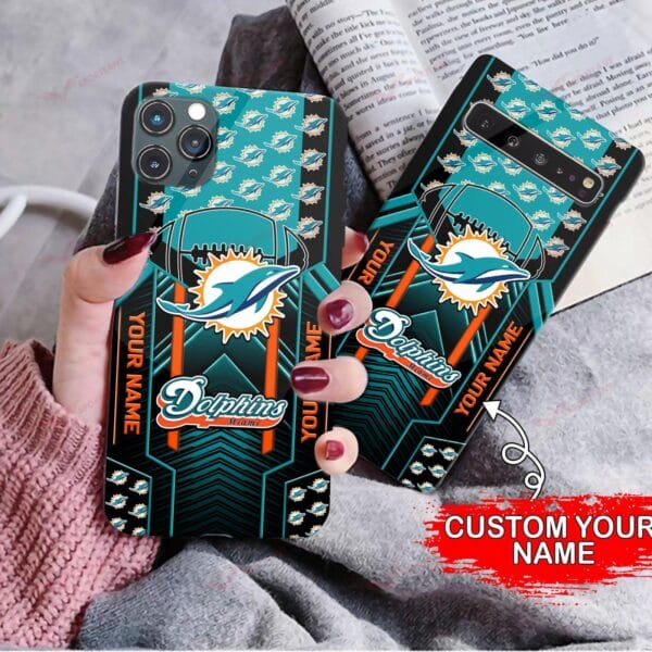 Miami Dolphins Personalized Phone Case BG20 - Image 2