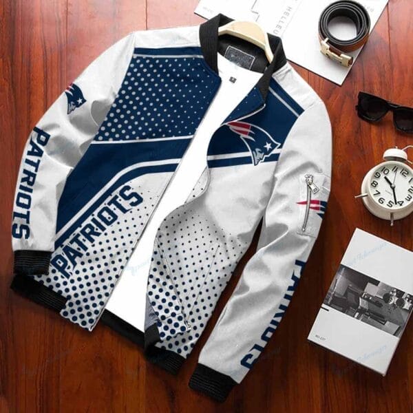 New England Patriots Bomber Jacket BG328 - Image 2