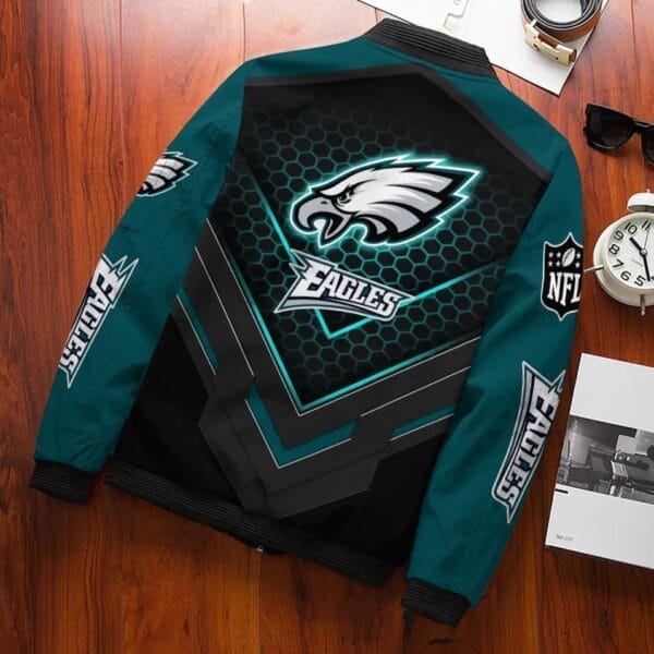 Philadelphia Eagles Bomber Jacket BG640 - Image 3